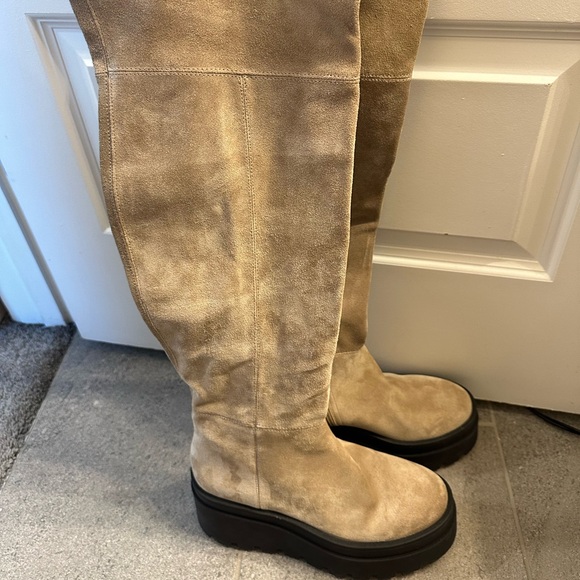 Free People London Calling Wedge Over The Knee Boots - Picture 6 of 6